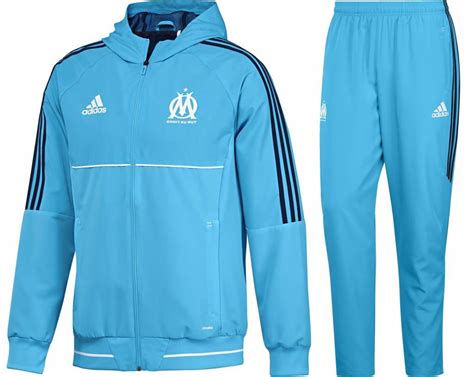 adidas olympique marseille trainingspak 2017 2018 heren blauw|Olympique Marseille trainingspak 2017.